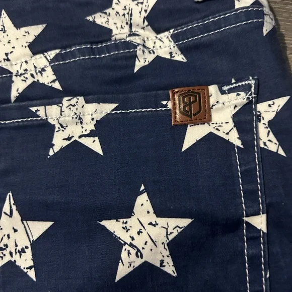 Patriotic Star and Stripe Women's Shorts - Picture 6 of 7